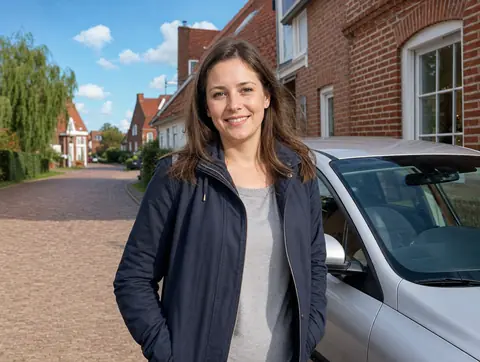 Verkäufer aus Stadtfeld Ost mit dem verkauften Fahrzeug